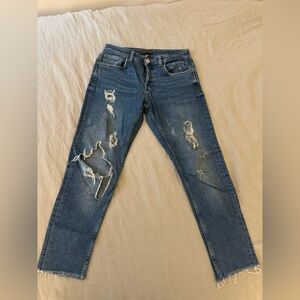Zara ripped jeans